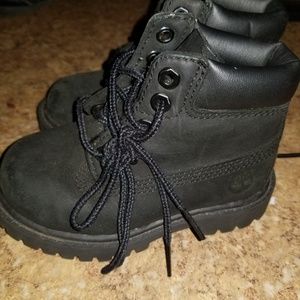Black Timberlands Boots